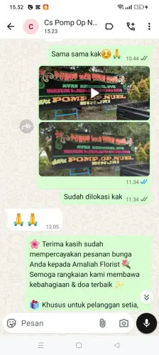 Testimonial Papan Bunga asem