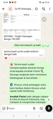 Testimonial Papan Bunga asem
