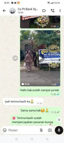 Testimonial Papan Bunga asem